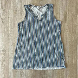 Womens Kathryn Stripe Tank Top - XL